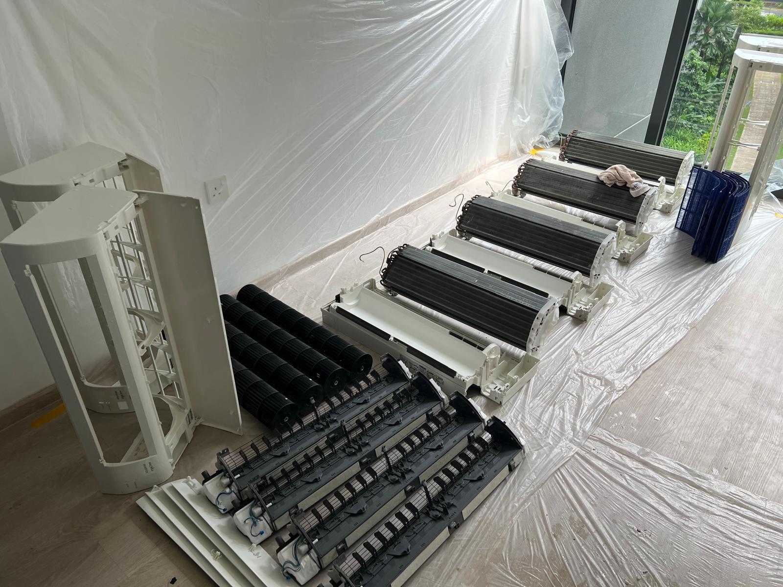 After Aircon Chemical Overhaul